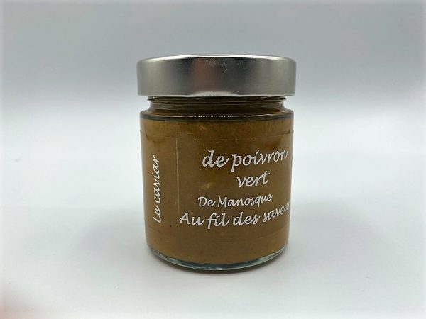 caviar poivron vert - Au fil des saveurs producteurs fruits légumes Manosque